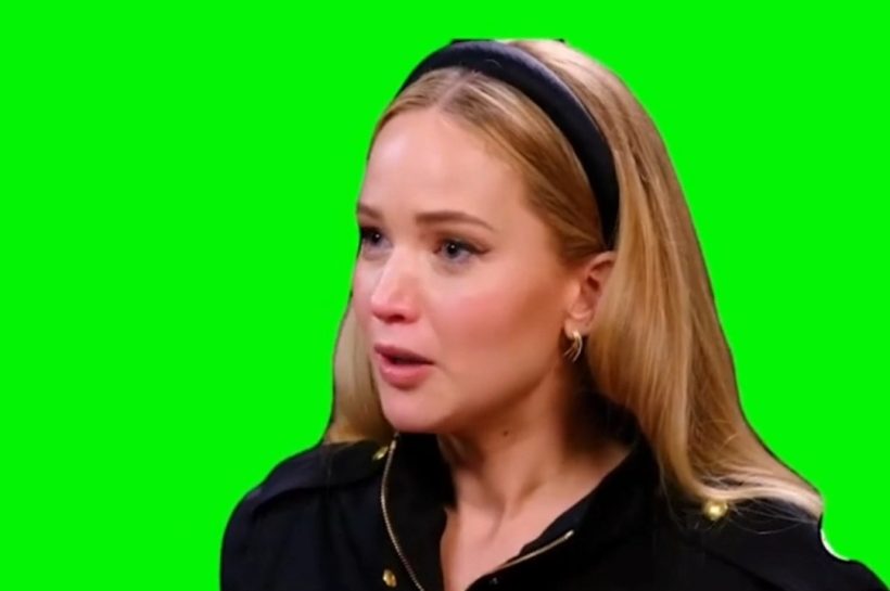 Jennifer Lawrence green screen meme template Archives Video Meme